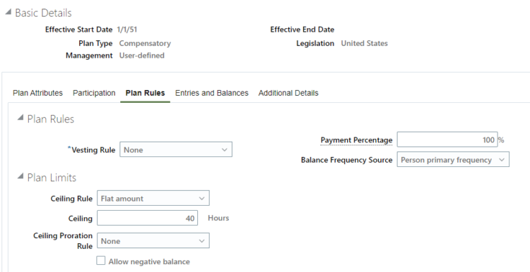 Configure Plan Rules