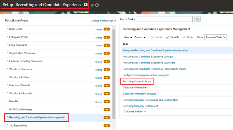 Learn Content Library In Oracle Recruiting Cloud (ORC) | iavinash