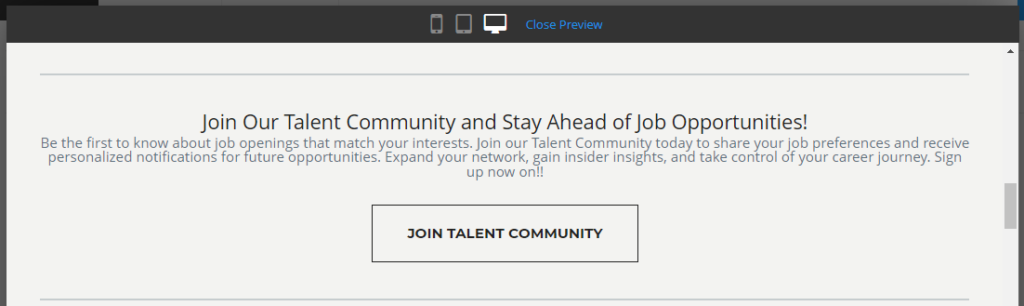 Talent Community